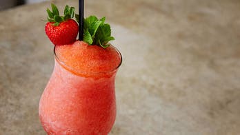 Frozen Strawberry Negroni