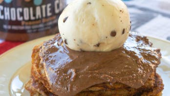 Chocolate Chip Ice Cream Protein Pancakes