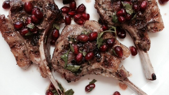 BBQ Greek Lamb with Spicy Pomegranate Salsa