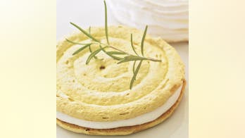 Lemon-Rosemary-Blackberry Vacherins