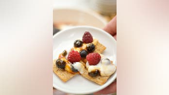 Salted Caramel Yogurt Dip with Mixed Berries