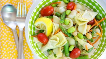 Lemon Basil Spring Pasta Salad
