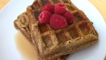 Oatmeal Chia Blender Waffles