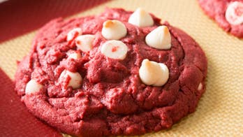 Red Velvet White Chocolate Chip Cookies
