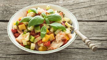 Grilled Spring Panzanella Salad