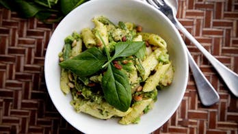 Pea and Avocado Penne