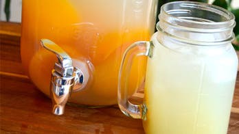 Gin & Peach Lemonade Punch