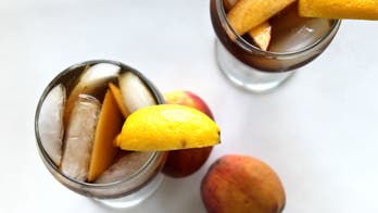 Peach-Infused Bourbon Iced Tea