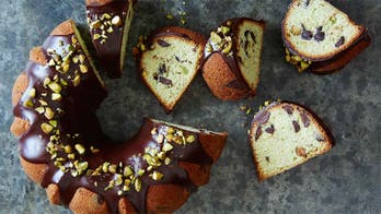 Pistachio Chocolate Chip Pound Cake