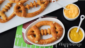Salted Beer Soft Pretzel Footballs
