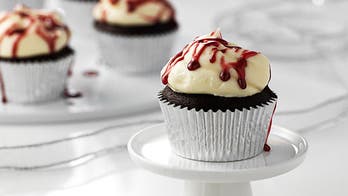 Red Wine Cupcakes with Cream Cheese Frosting