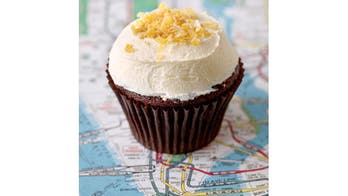 Rush Hour: Stout-spiked Gingerbread Cupcake Topped with Ginger Buttercream