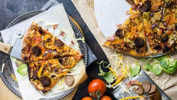 Rustic Italian pizza