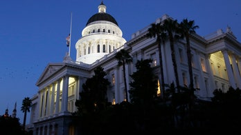 'Turn California Red' rally attracts counter-protesters, but not violence