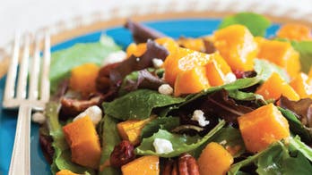 Roasted Butternut Squash and Cranberry Salad