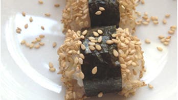 Sesame Rice Balls Wrapped in Nori
