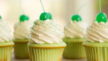 Shamrock Shake Cupcakes