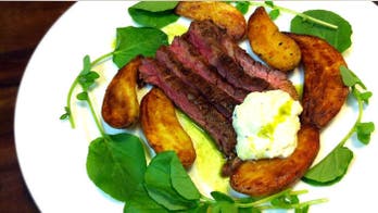 Grilled Skirt Steak with Horseradish Sauce