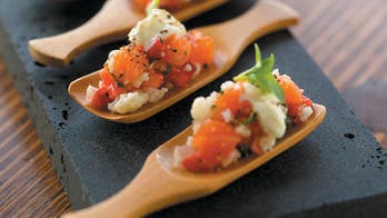 Smoked Ora King Salmon, Cauliflower & Strawberry Salad