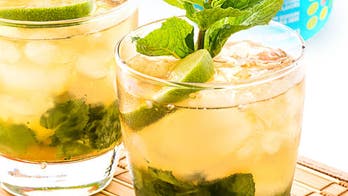 Sparkling Ginger Mint Bourbon