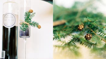 Violet Ombre Champagne Cocktail