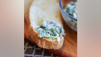 Bruschetta with Fresh Ricotta and Spinach