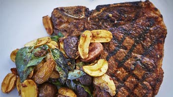 Grilled Brandt Beef T-Bone with Lemongrass-Habanero, and Thai-Fried Potatoes