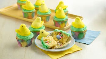Surprise Peeps cupcakes