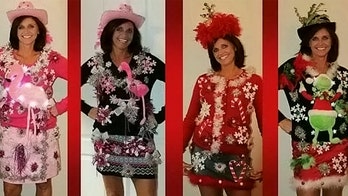 Mom turns ugly Christmas sweater hobby into full-time business