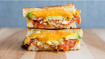 The Masochist (Bacon, Avocado, Cheddar & Feta) Grilled Cheese
