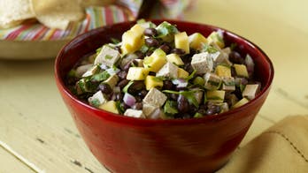 Tofu Mango Black Bean Salsa