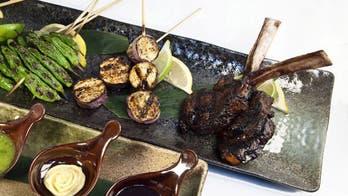 Tao Downtown's Lamb Chop Yakitori