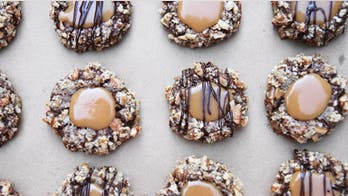 Insanely Delicious Turtle Cookies