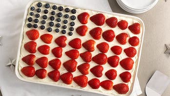 Wave Your Flag Cheesecake