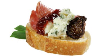 Litehouse Cabernet Jelly pairing on Baguette