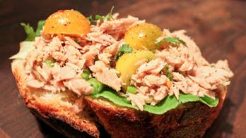 Canned Tuna Open-Faced Sandwich