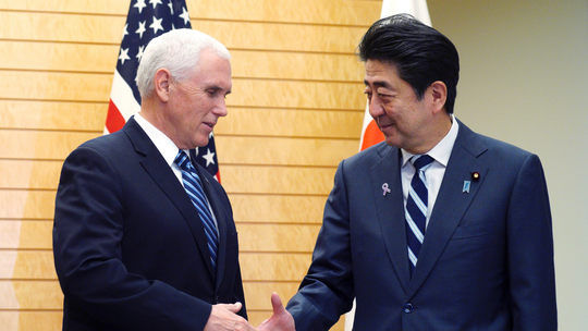 Japan's Abe, Pence to visit Australia amid China concerns