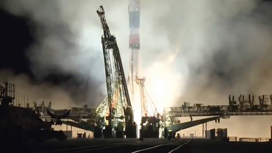 Cargo ship launch clears way manned mission to space station