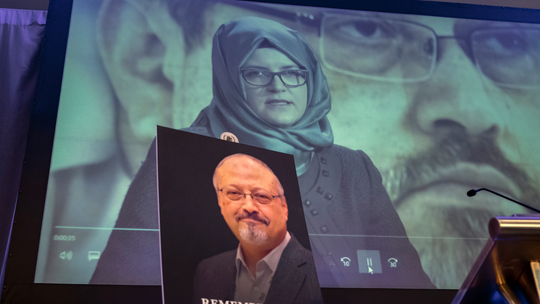 Khashoggi's fiancée calls for Saudi crown prince to be punished 'without delay'