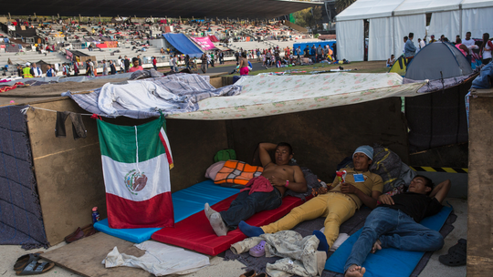 Migrants weigh whether to stay in Mexico, resume trek to US