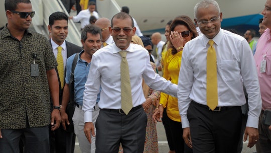 Maldives ex-president returns from asylum