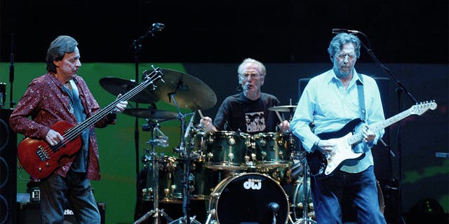 Bassist Jack Bruce, drummer Ginger Baker and Eric Clapton.