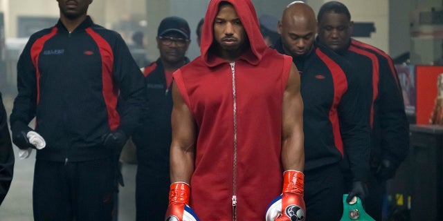 This image released by Metro Goldwyn Mayer Pictures / Warner Bros. Pictures shows Michael B. Jordan in a scene from 'Creed II.'