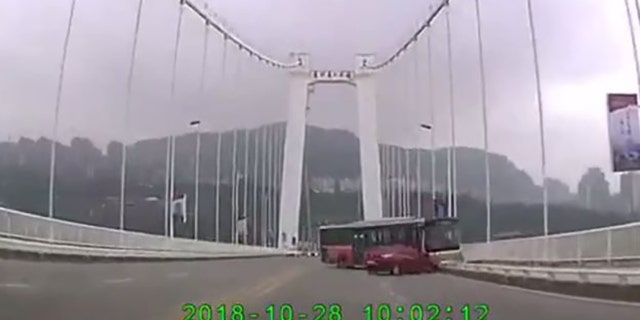 Police in China released dashcam footage of the fatal bus crash.