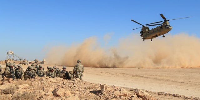 U.S. soldiers assigned to Bandit Troop, 1st Squadron, 3rd Cavalry Regiment and deployed in support of Combined Joint Task Force – Operation Inherent Resolve. The U.S. military says a service member has died today during a combat mission with Iraqi security forces in northern Iraq.