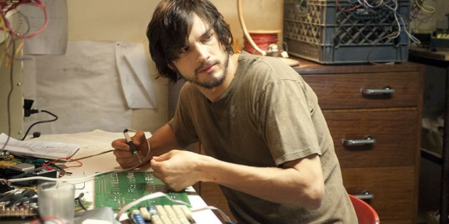 Ashton Kutcher in "Jobs."