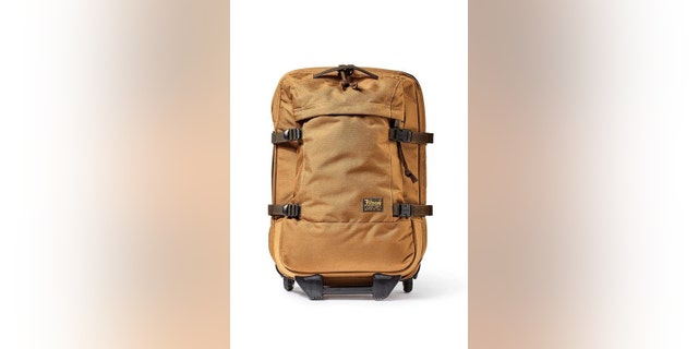 <br>
Ballistic Nylon Dryden rolling 2-wheel carry-on bag (Filson)