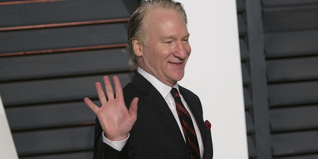 Bill Maher arrives at the 2015 Vanity Fair Oscar Party in Beverly Hills, California. (ADRIAN SANCHEZ-GONZALEZ/AFP/Getty Images)