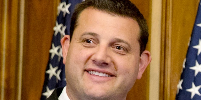 Rep. David Valadao, R-Calif., seen here, has fallen behind T.J.Cox in the votes. (AP Photo/Jacquelyn Martin, File)
