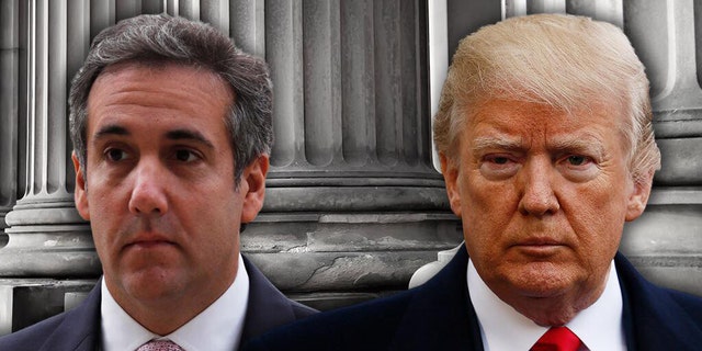 Michael Cohen, left, a former personal lawyer for President Trump, is awaiting sentencing after pleading guilty to campaign-finance and fraud charges.